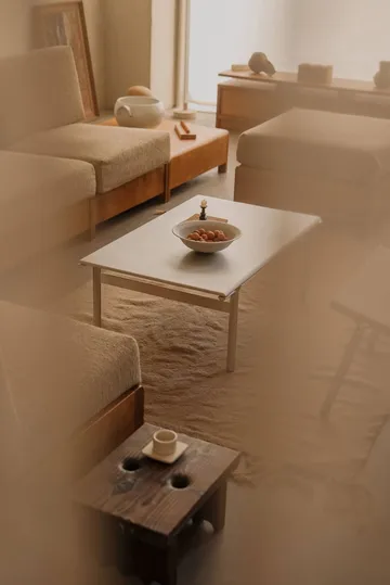 Union 茶几 - 铝-暖棕色白蜡木，97x60x34,5 cm - FRAMA