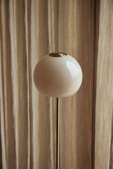 Ball 球形玻璃金属落地灯 - 沙灰色_130cm - Frandsen