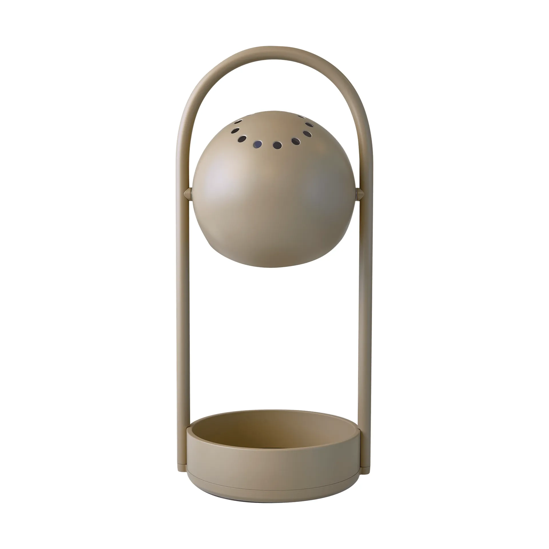 Ball 球形便携金属台灯, 沙灰色_32cm Frandsen