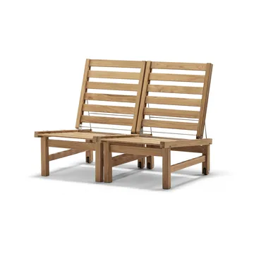 10 扶手椅 - Teak - Fri Form