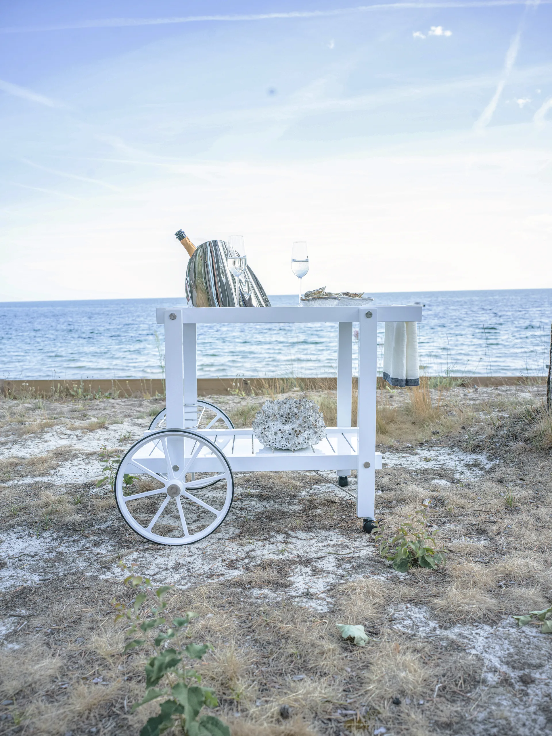 14 serving cart, 白色 Fri Form