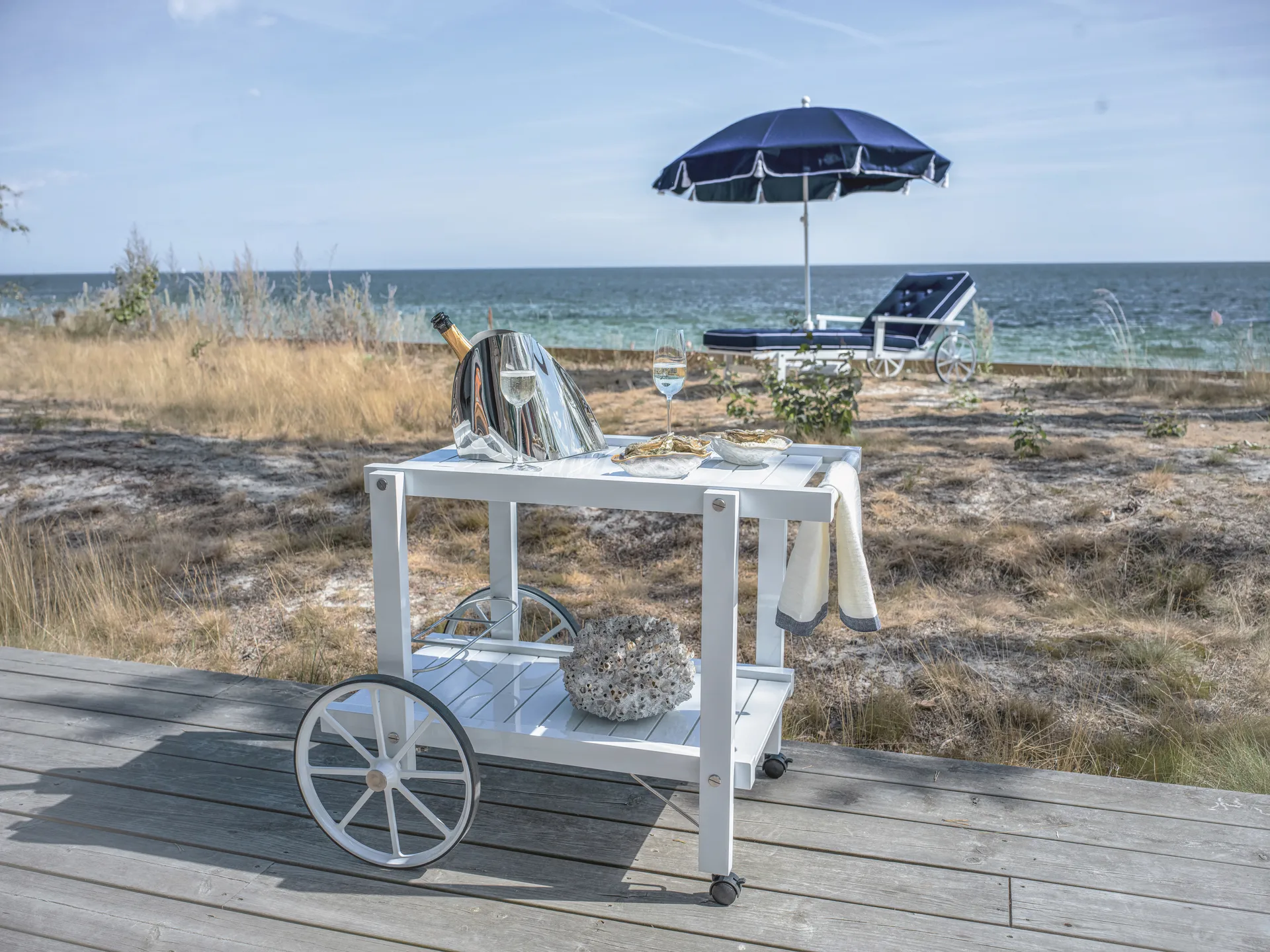 14 serving cart, 白色 Fri Form