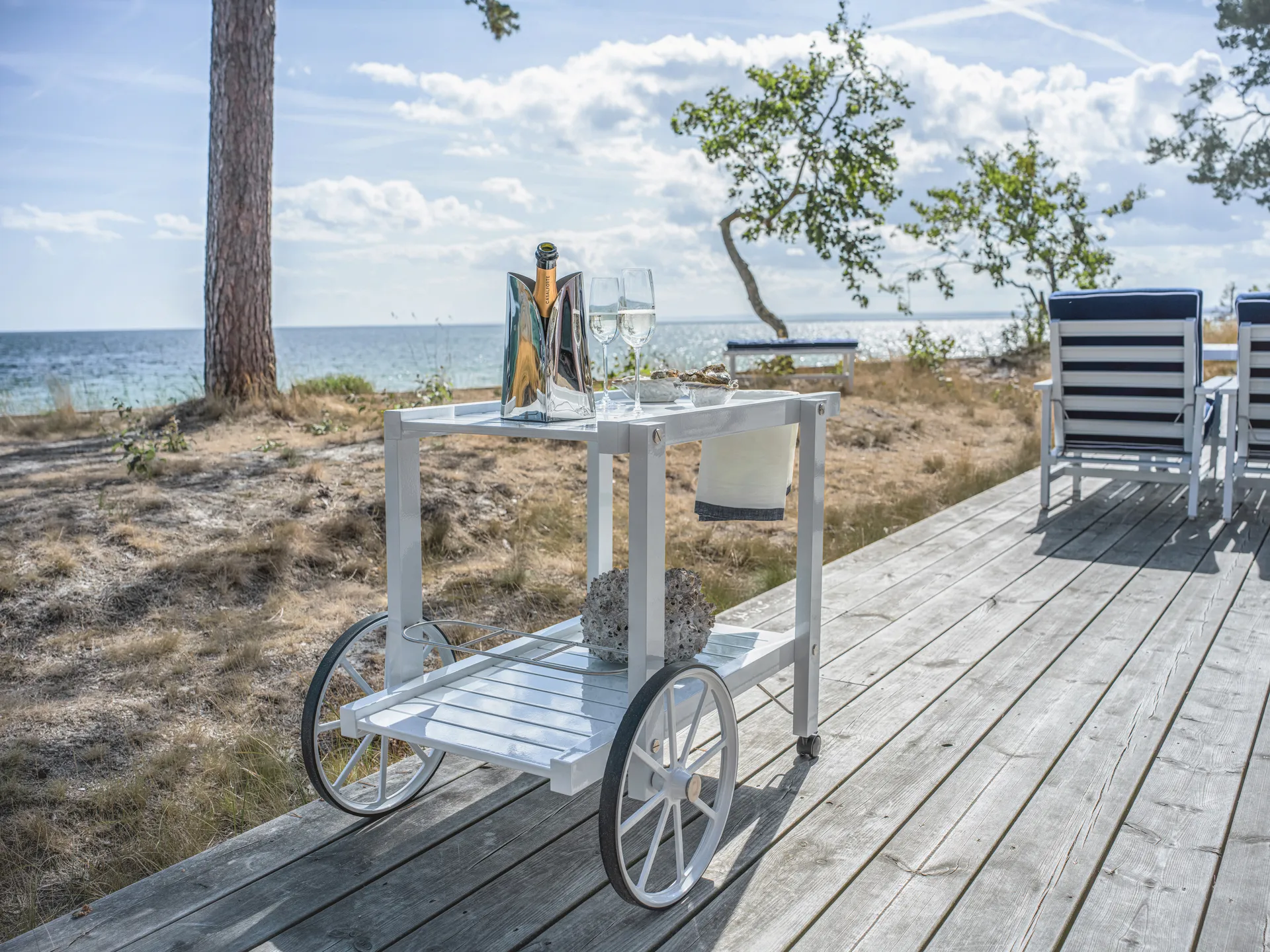 14 serving cart, 白色 Fri Form