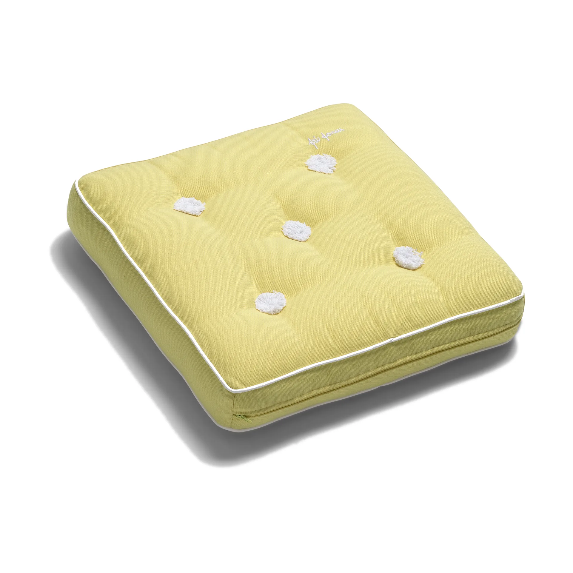 42 靠枕|靠垫, 浅黄, 42x42 cm Fri Form