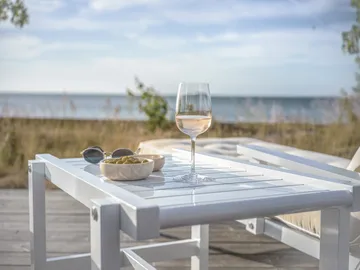 49 trolley 桌子 - 白色, 50x46 cm - Fri Form