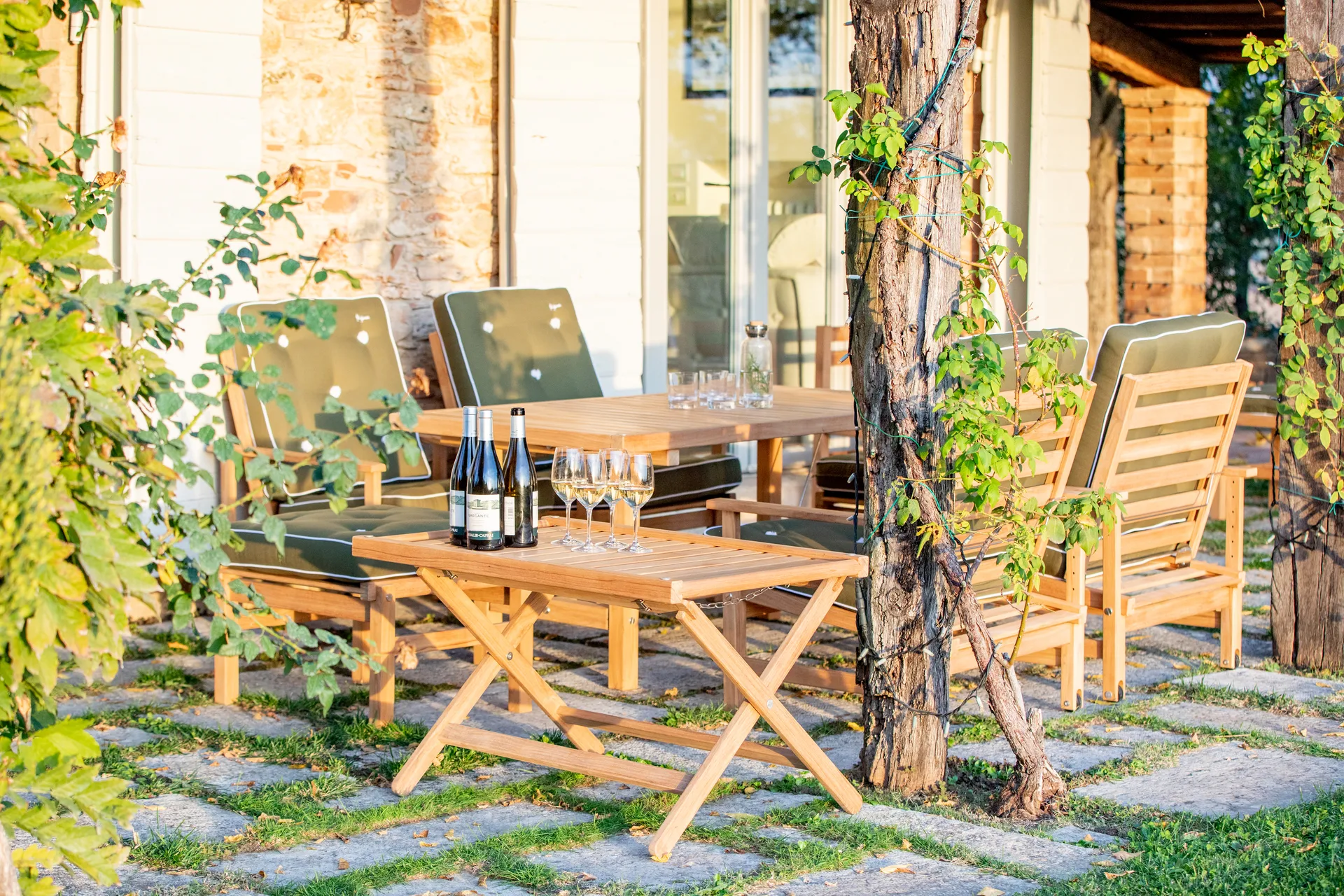 60 托盘 桌子, Teak, 59x94 cm Fri Form