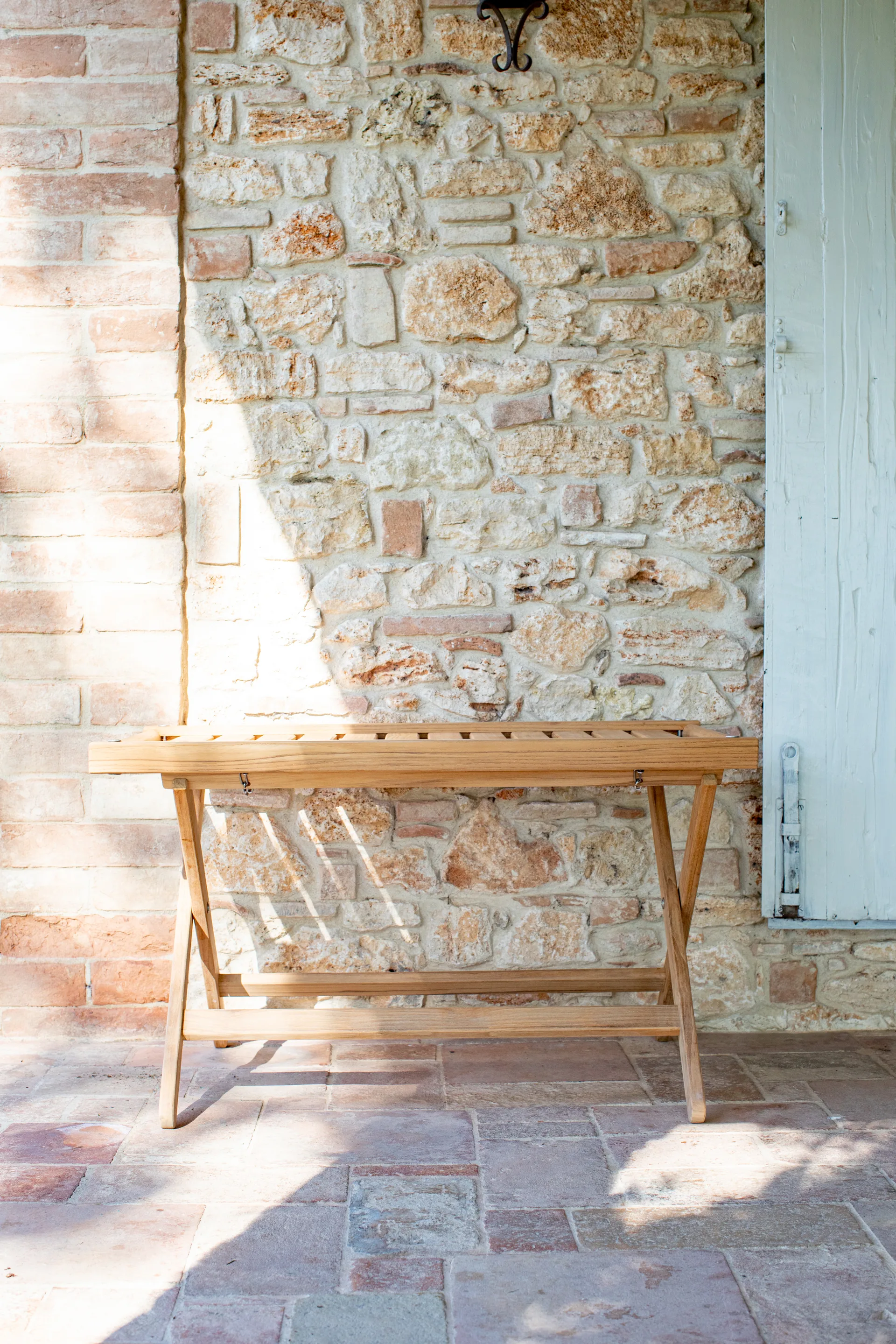60 托盘 桌子, Teak, 59x94 cm Fri Form