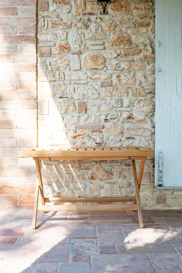 60 托盘 桌子 - Teak, 59x94 cm - Fri Form