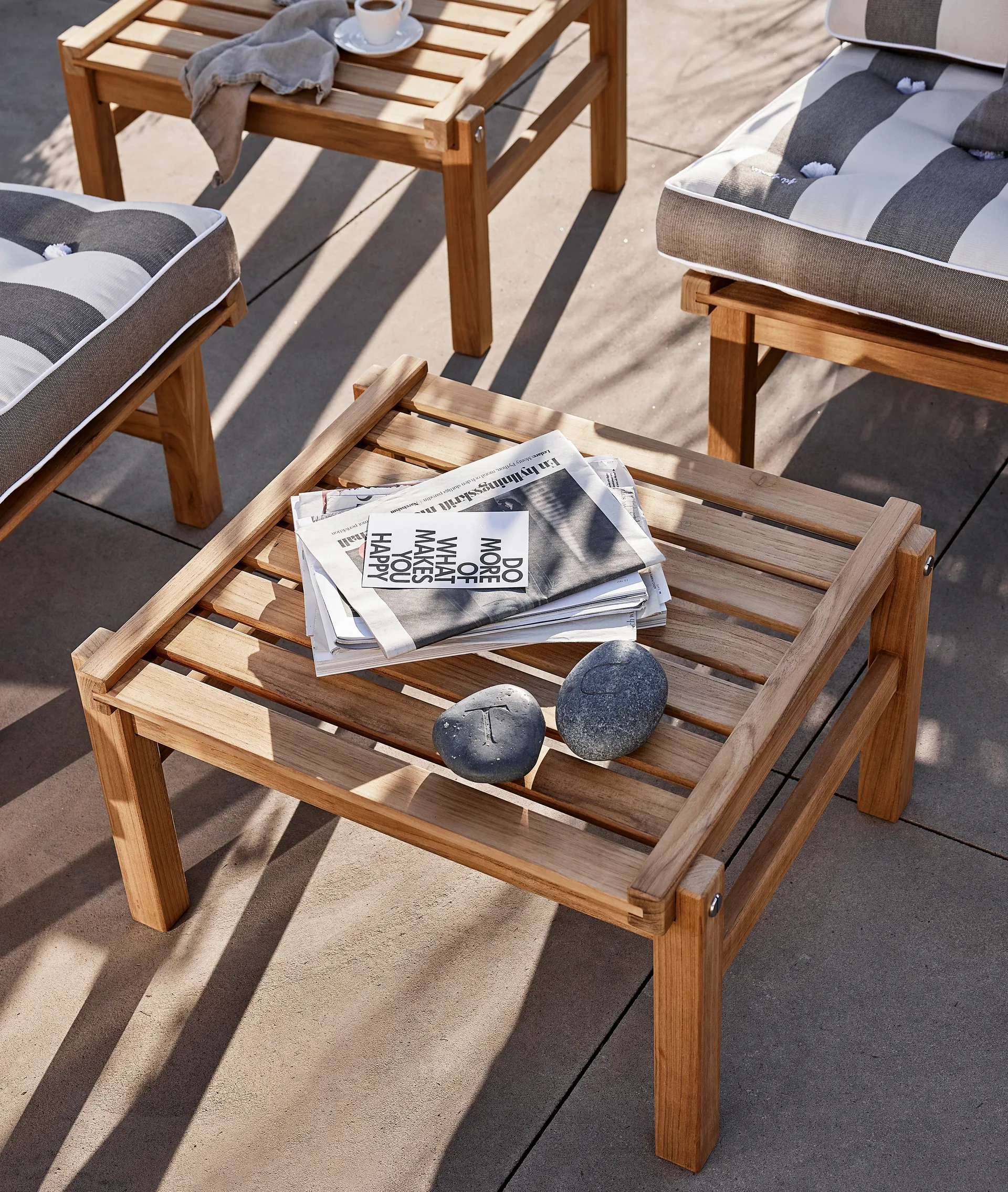 92 ottoman, Teak Fri Form