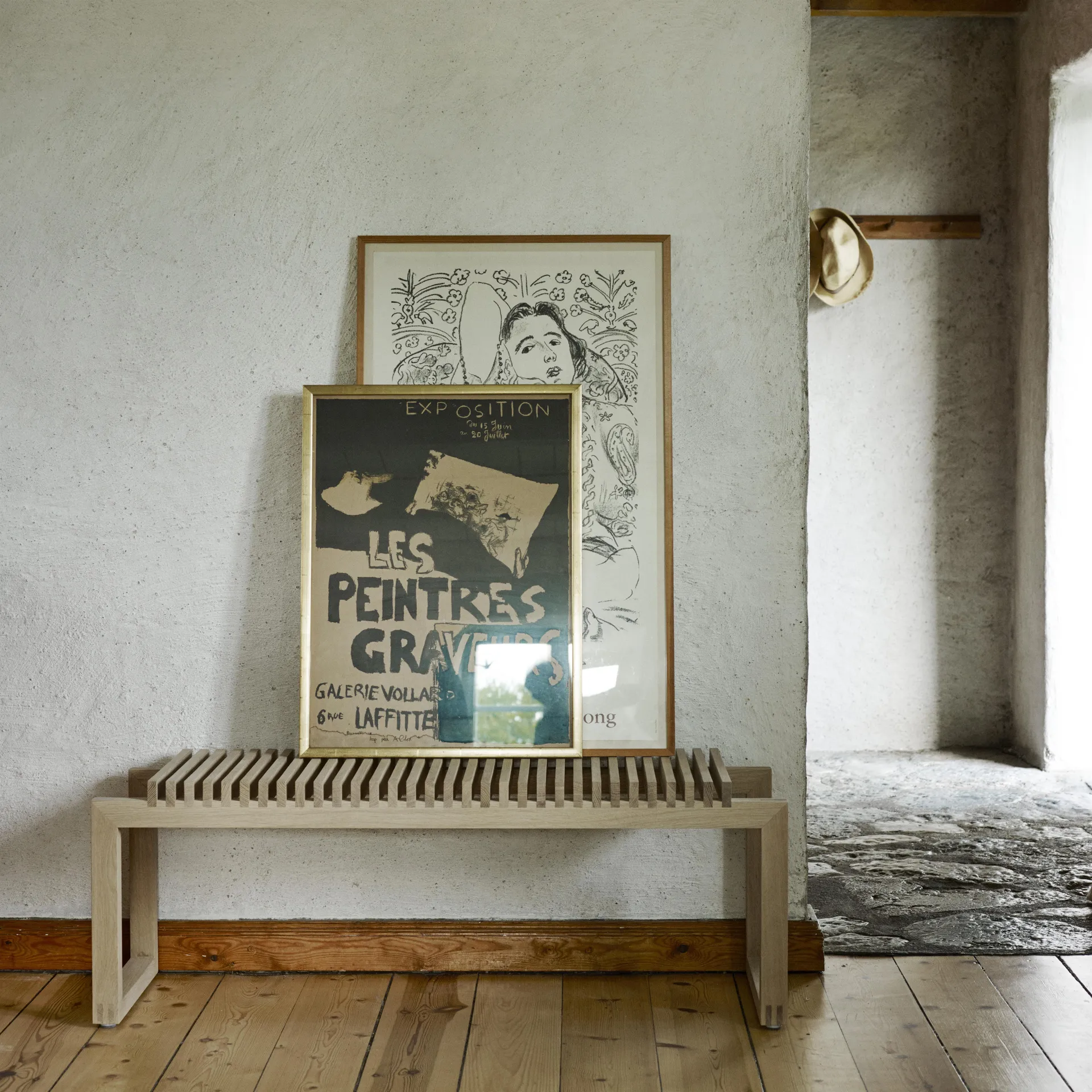 Cutter 北欧风格长凳121cm, 橡木色 Fritz Hansen