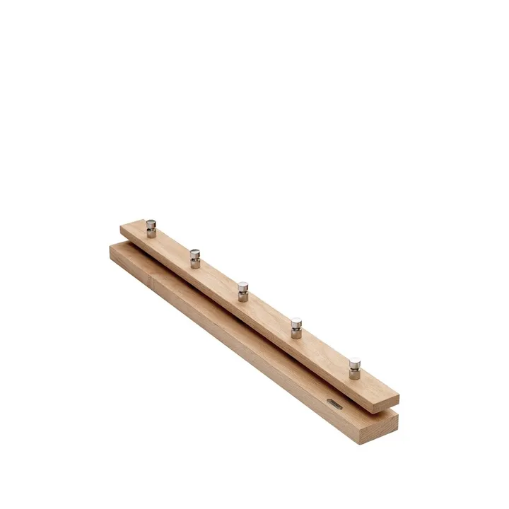 Cutter 北欧简约风格衣帽挂架 - 橡木色_5个把手 - Fritz Hansen