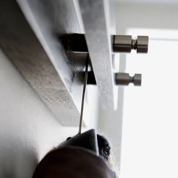 Cutter 北欧简约风格衣帽挂架 - 柚木色_7个把手 - Fritz Hansen