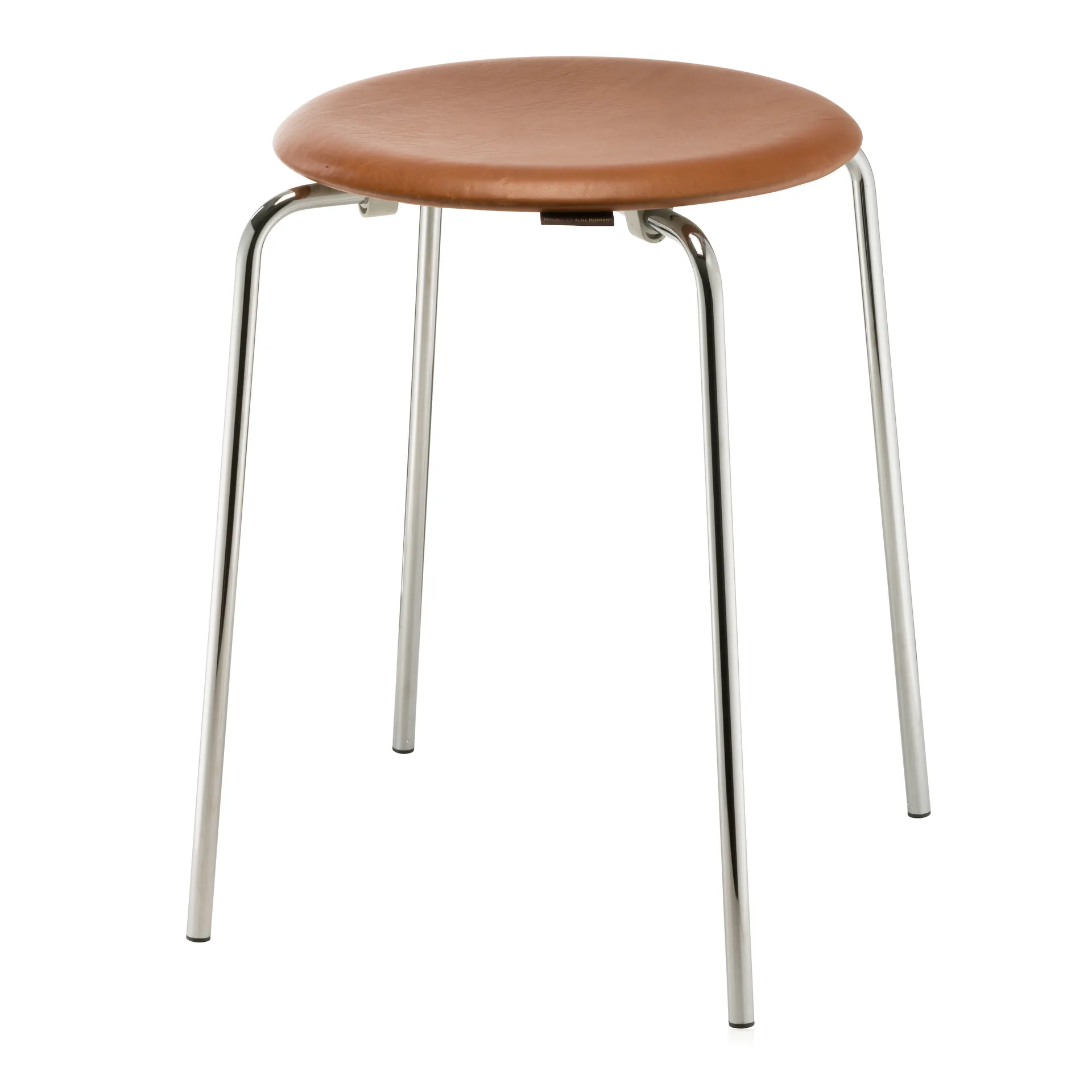 Dot 吧台凳 皮革, Walnut Fritz Hansen