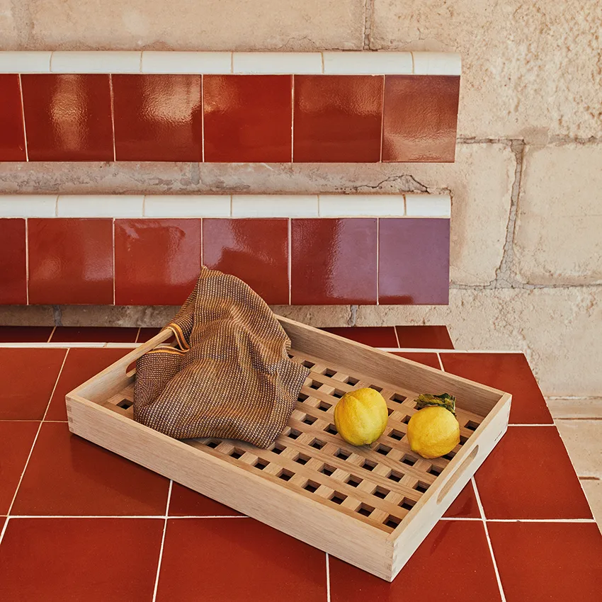 Fionia 托盘 36x52 cm, Oak Fritz Hansen