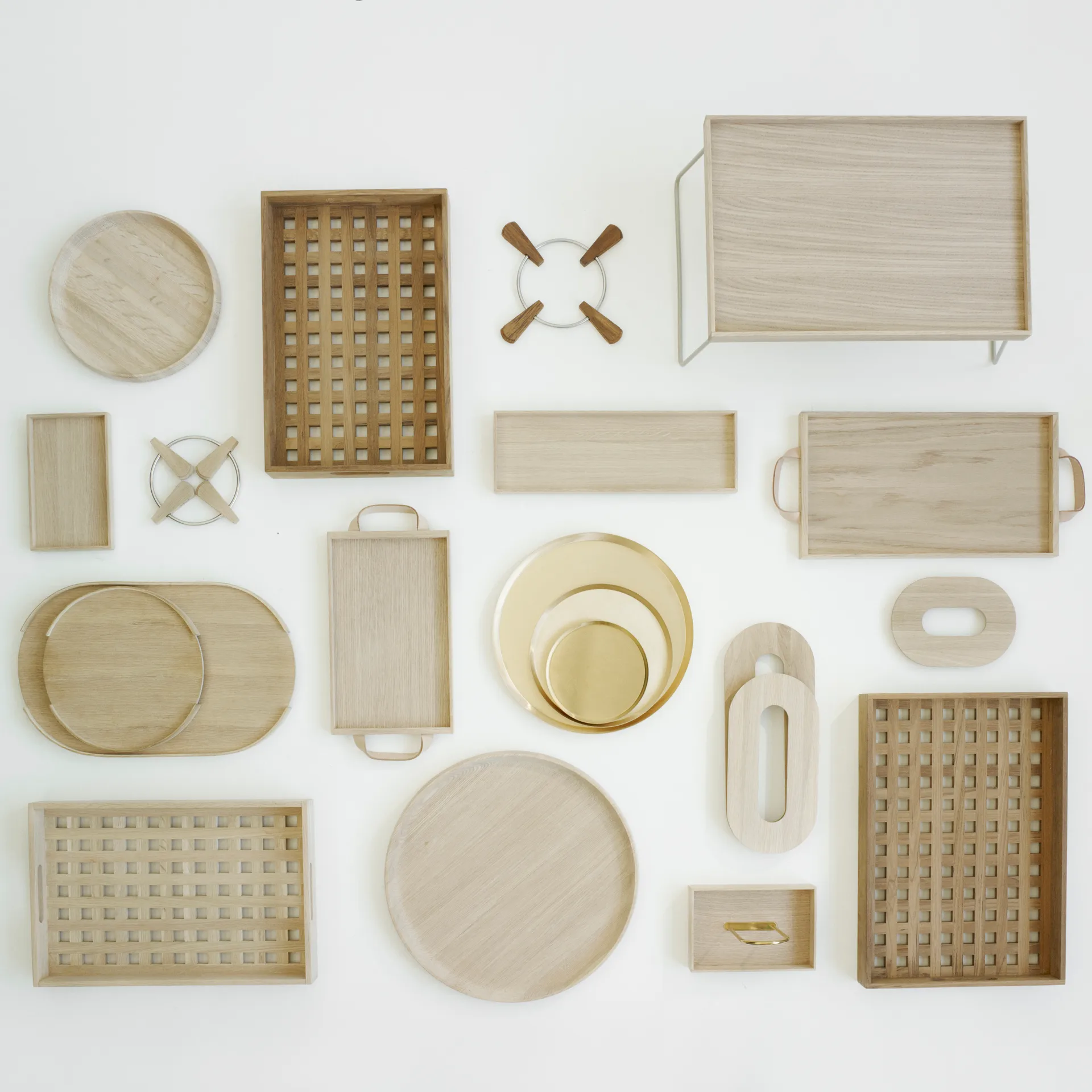 Fionia 托盘 36x52 cm, Teak Fritz Hansen