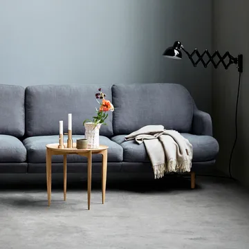 Foldable Tray 桌子 Ø 45 cm - 橡木色 - Fritz Hansen