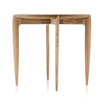 Foldable Tray 桌子 Ø 45 cm - 橡木色 - Fritz Hansen