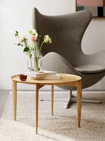 Foldable Tray 桌子 Ø60 cm - 油蜡橡木 - Fritz Hansen