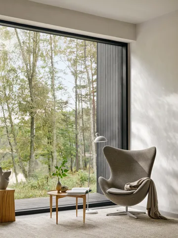Foldable Tray 桌子 Ø60 cm - 油蜡橡木 - Fritz Hansen