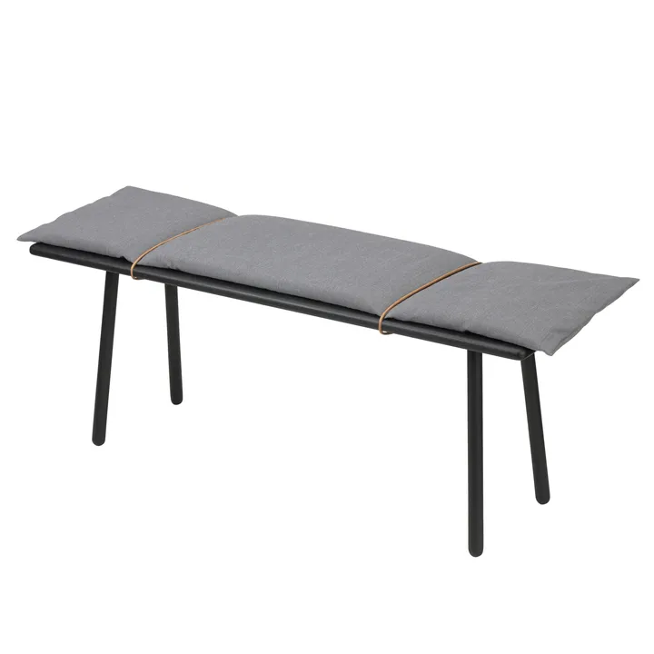 Georg 北欧风格实木长凳 - 黑色染色橡木 - Fritz Hansen