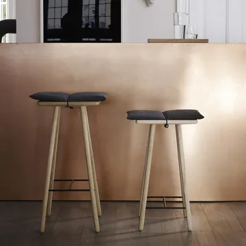 Georg 北欧风格矮款吧椅 - 橡木色 - Fritz Hansen