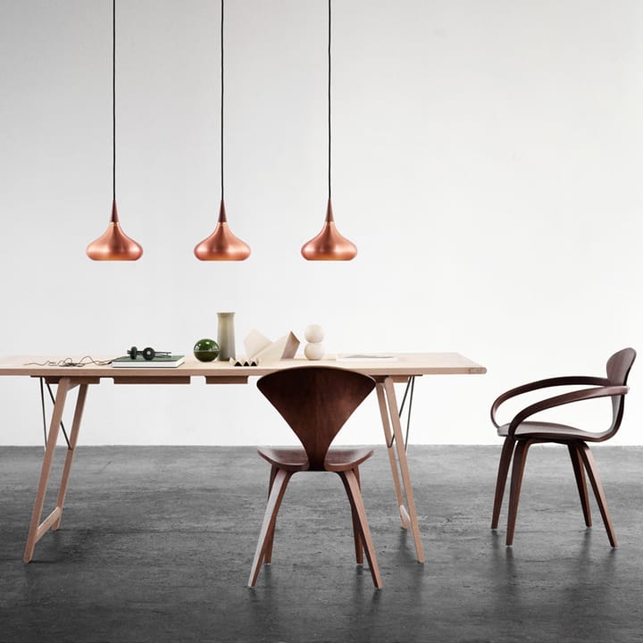 Orient P2 吊灯, Clear-coated copper Fritz Hansen