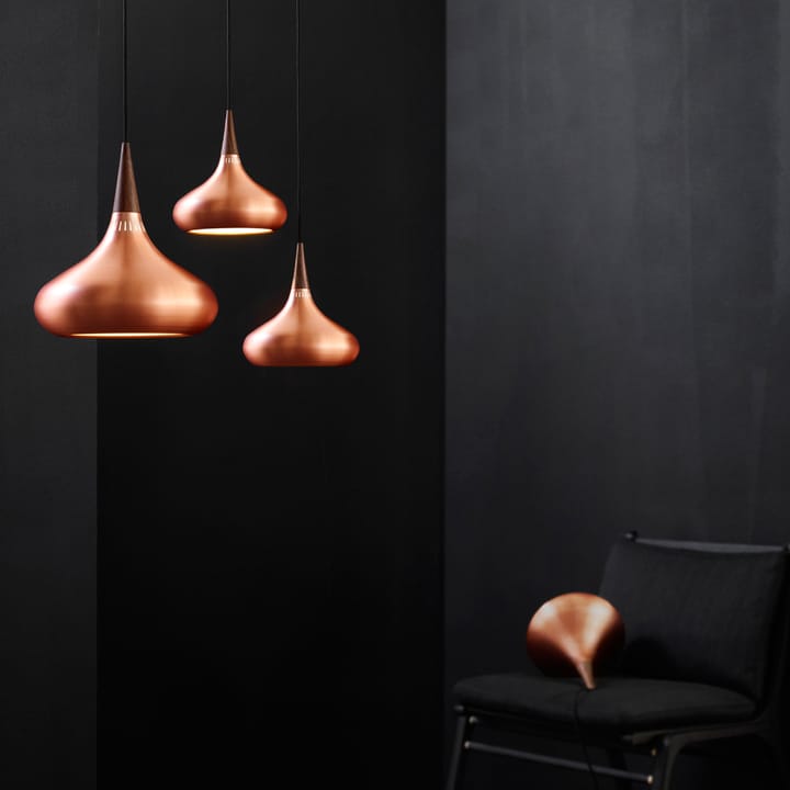 Orient P2 吊灯, Clear-coated copper Fritz Hansen
