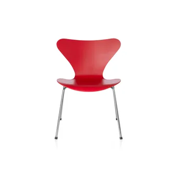 Series 7 微缩椅子模型 - 鸦片红色 - Fritz Hansen