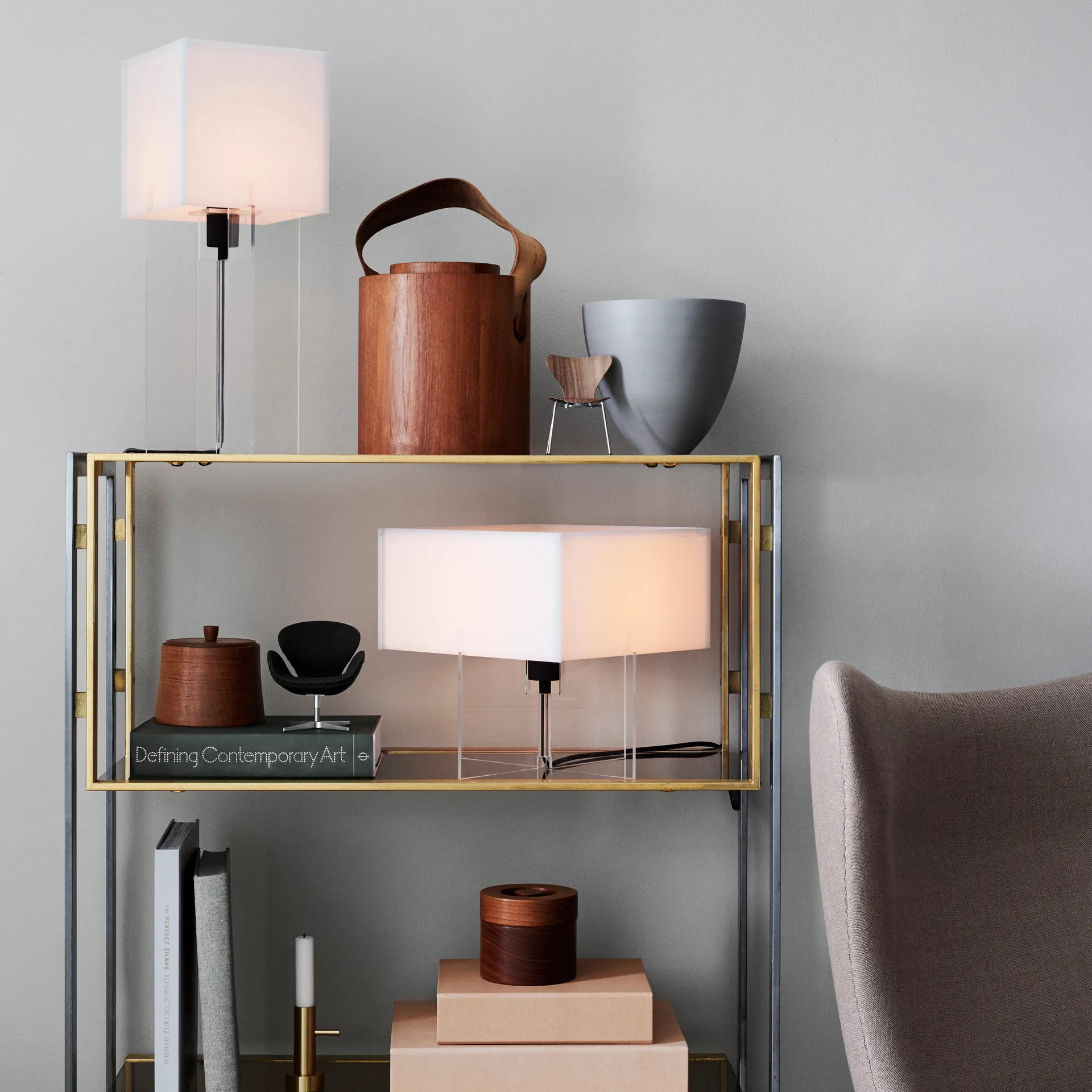 Series 7 微缩椅子模型, 胡桃木色 Fritz Hansen
