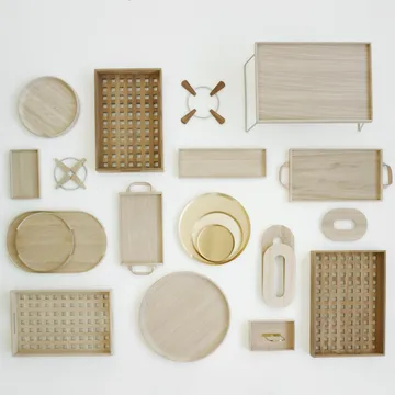 Skagerak Fionia系列 36×52cm长方形托盘 - Teak - Fritz Hansen