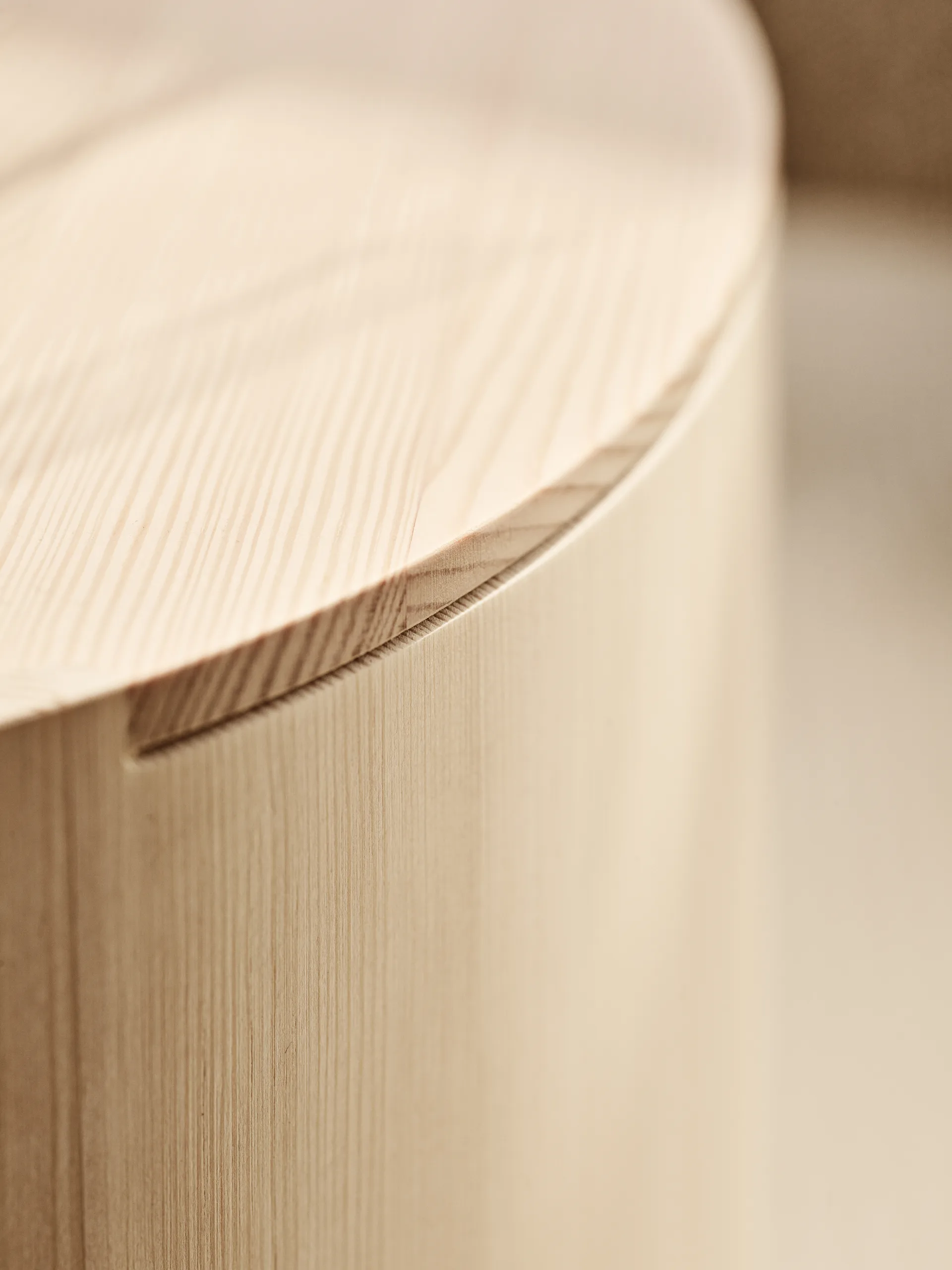 Taburet 凳子/边桌北欧简约风格家具, 油蜡松木 Fritz Hansen