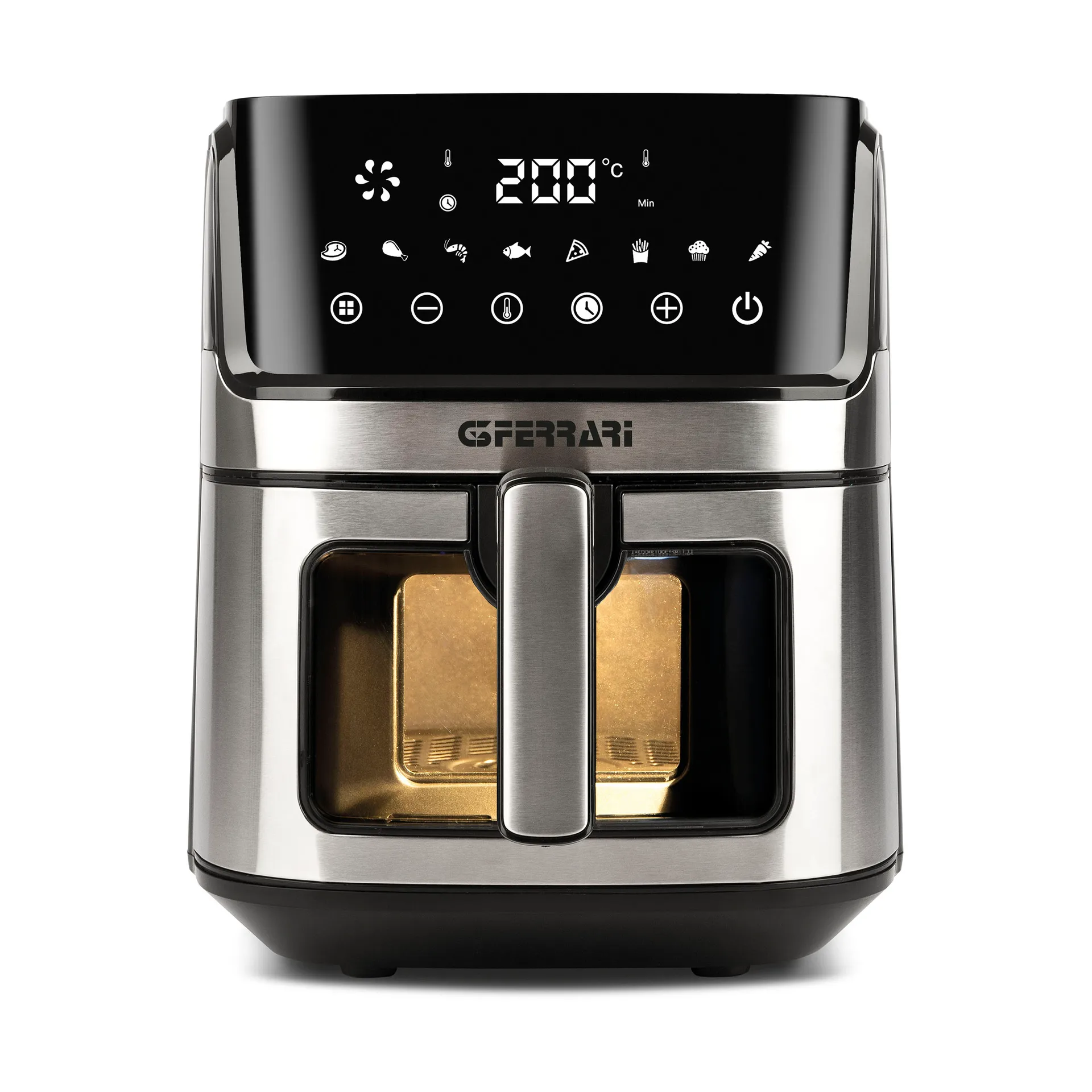 Friggisano 可视空气炸锅6.5 L, 银色-黑色 G3 Ferrari