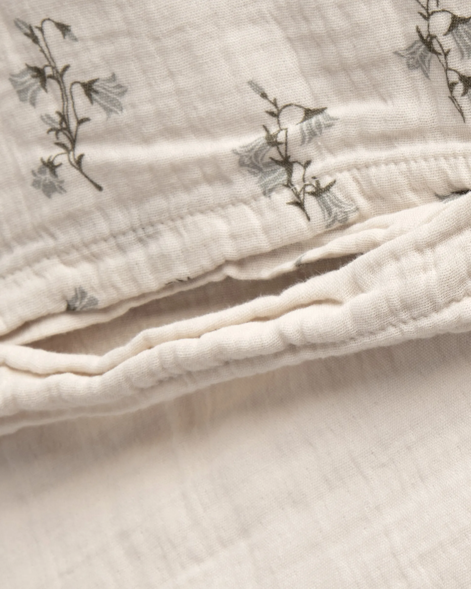 Bluebell 蓝铃花 平纹细布 儿童 枕套和被套套装 中号, 100x130 cm/35x55 cm Garbo&Friends