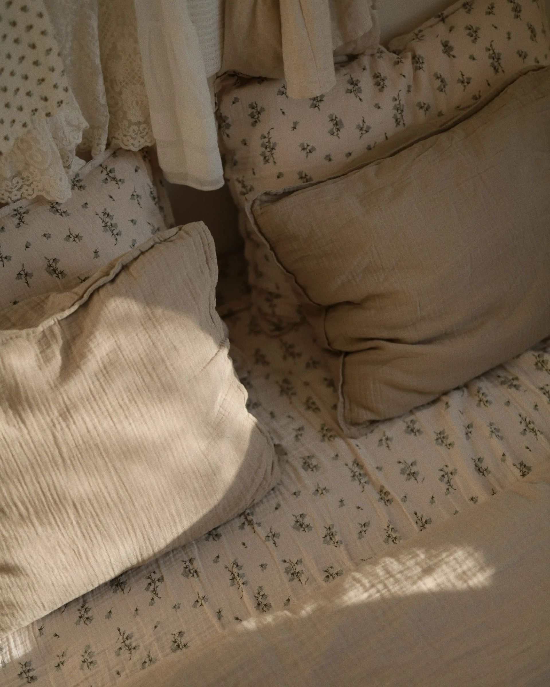 Bluebell 蓝铃花 平纹细布 床笠, 180x200x30 cm Garbo&Friends