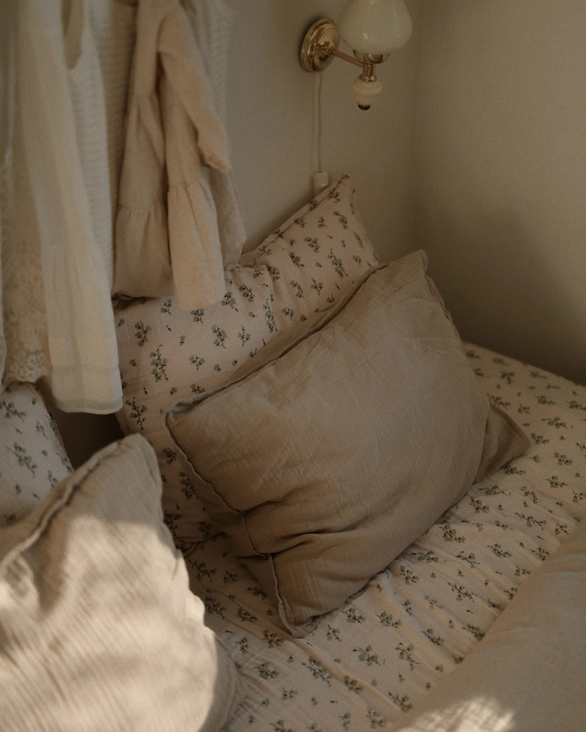 Bluebell 蓝铃花 平纹细布 床笠, 180x200x30 cm Garbo&Friends