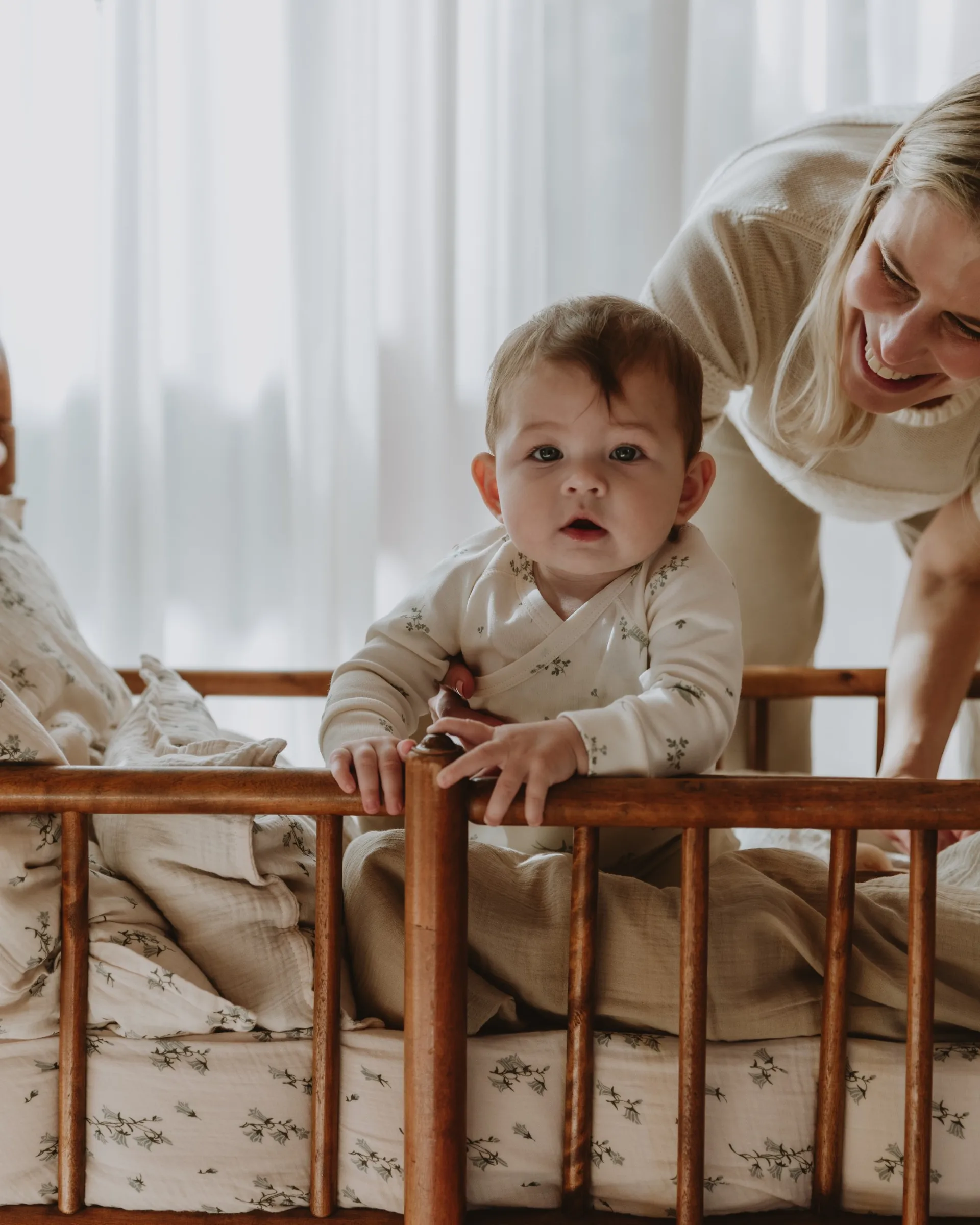 Bluebell 蓝铃花 平纹细布 床笠, 60x120x20 cm Garbo&Friends