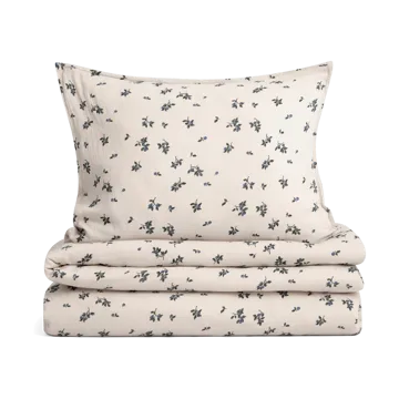 Blueberry 蓝莓 平纹细布 枕套和被套套装 - 140x200 cm/50x70 cm - Garbo&Friends