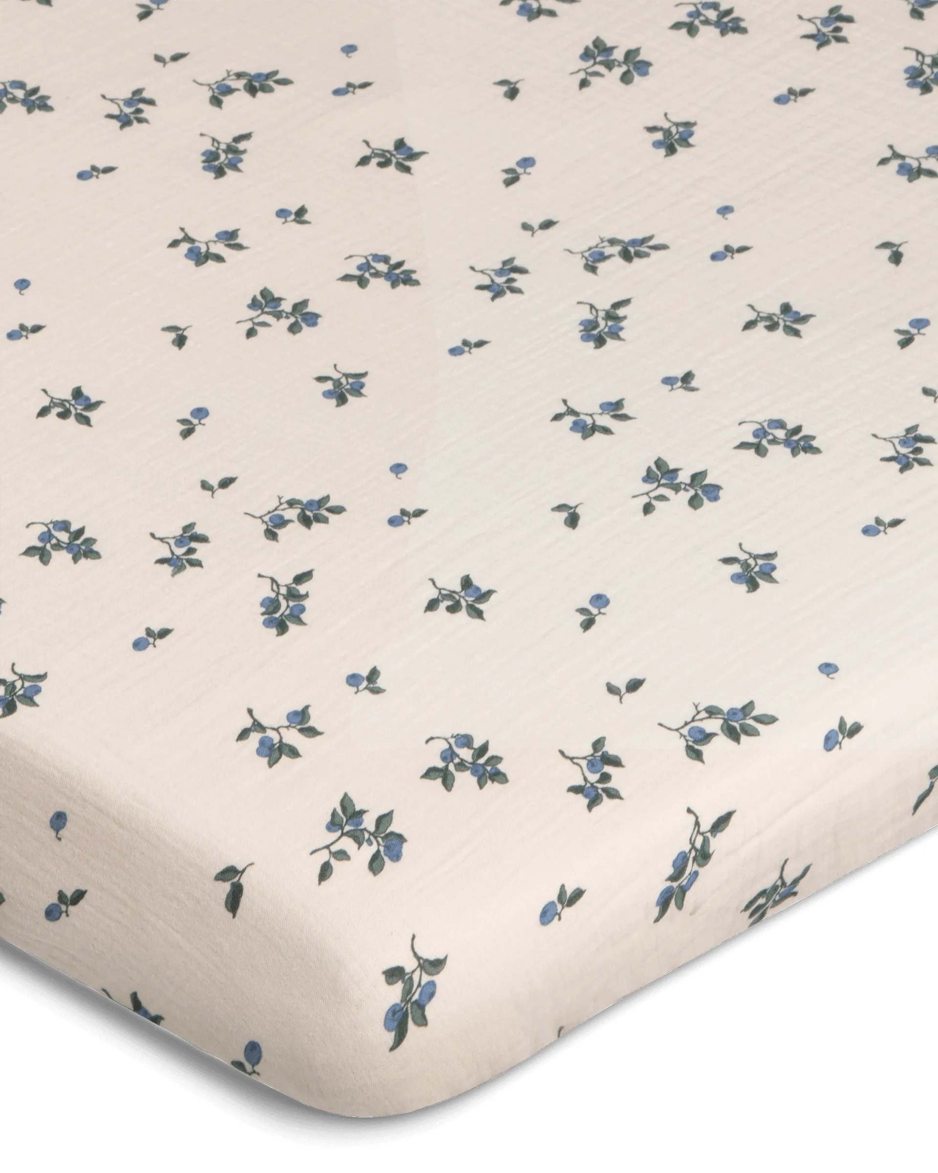 Blueberry 蓝莓 平纹细布 床笠, 180x200x30cm Garbo&Friends