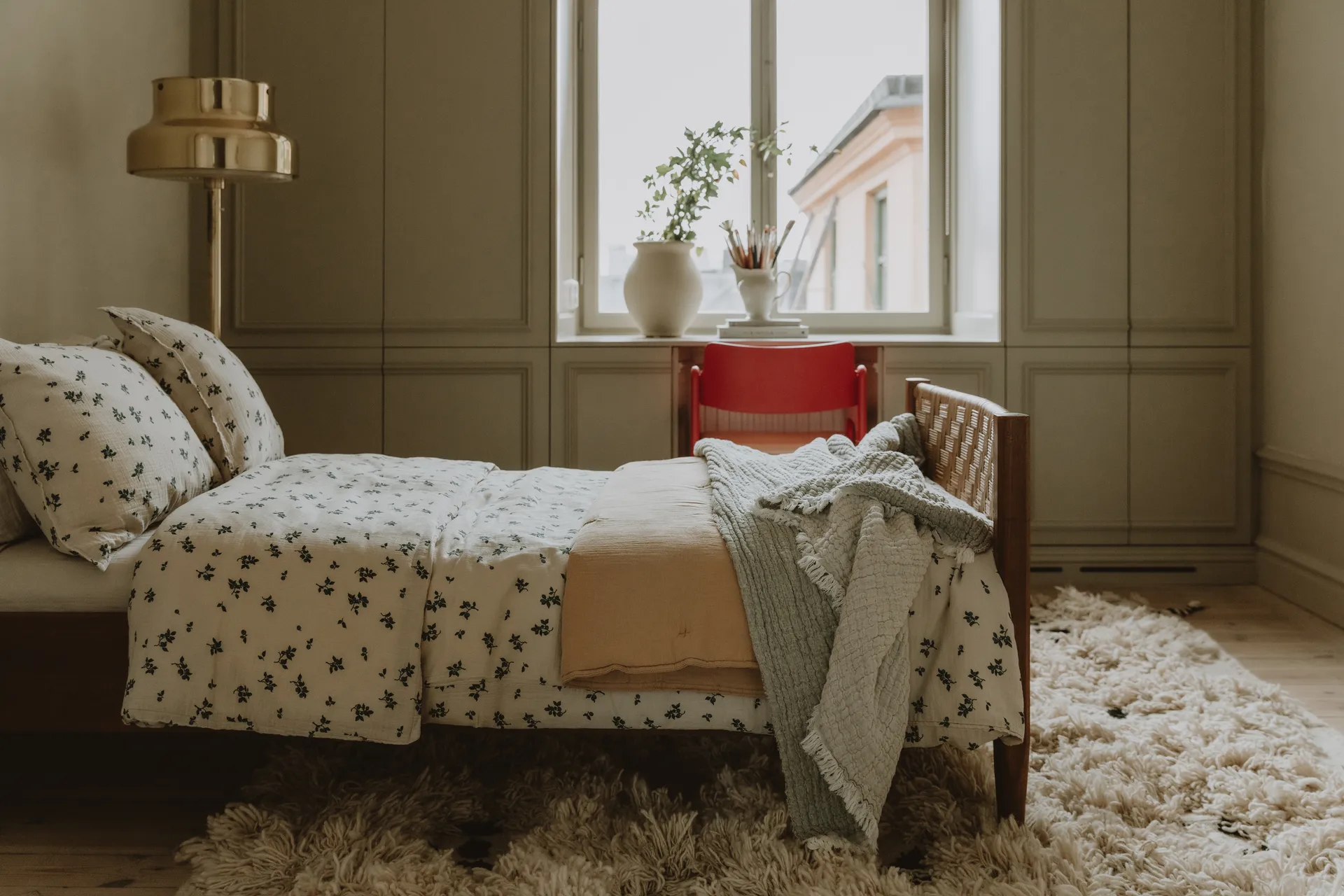 Blueberry 蓝莓 平纹细布 枕头套, 50x70 cm Garbo&Friends