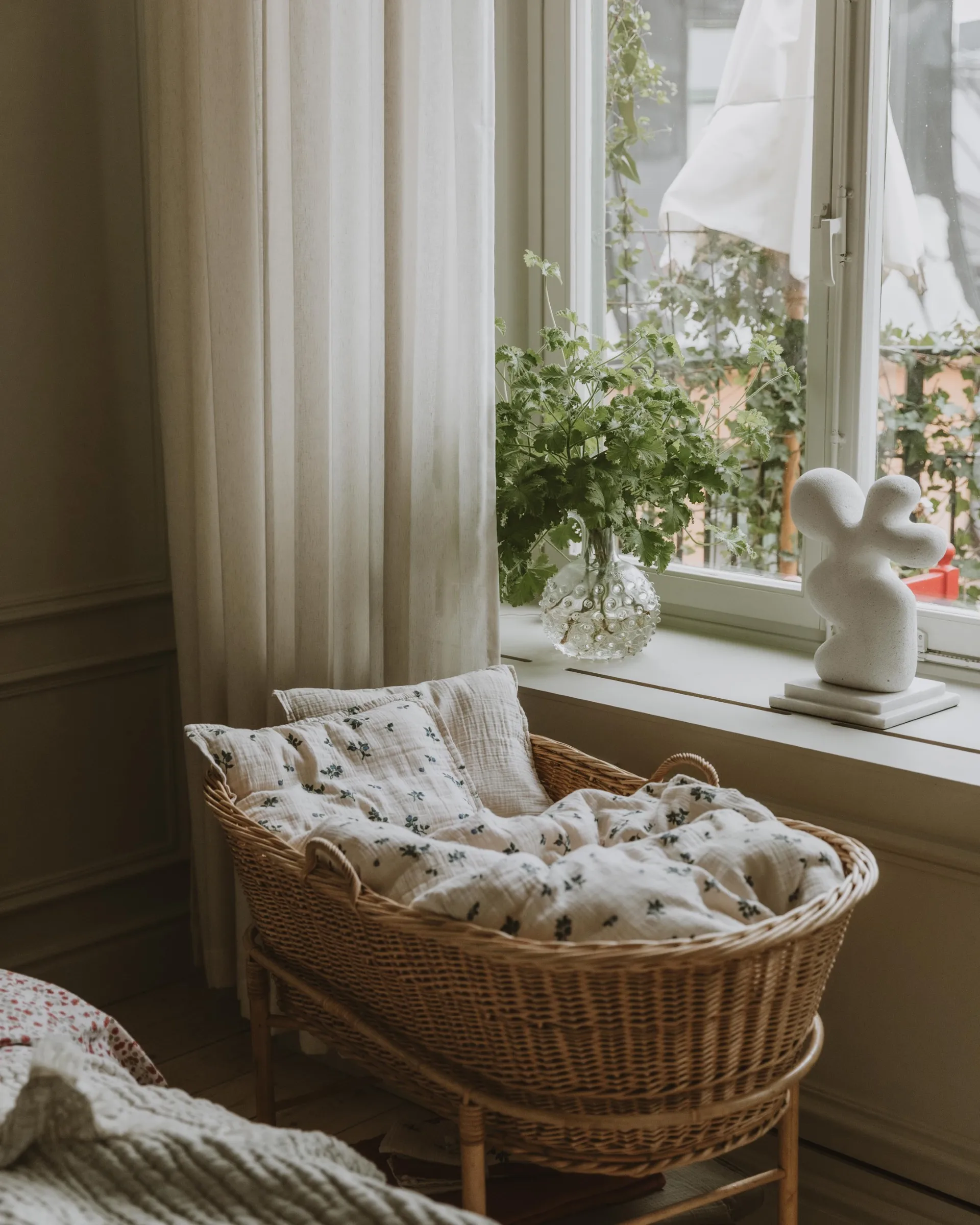 Blueberry 蓝莓 平纹细布 婴儿 枕套和被套套装 小号, 70x100 cm/40x45 cm Garbo&Friends