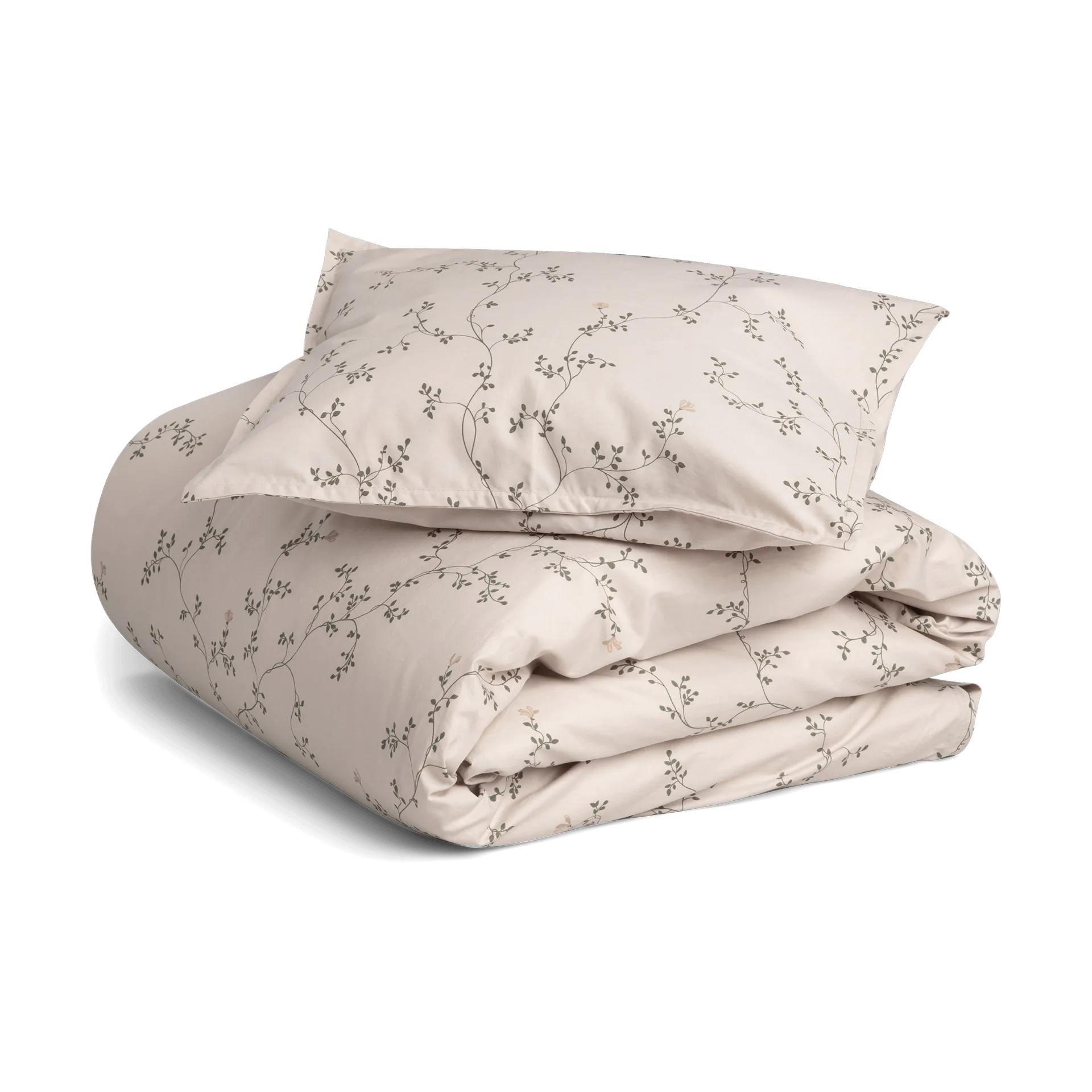 Botany 绿植 儿童 枕套和被套套装 中号, 100x140 cm/40x60 cm Garbo&Friends