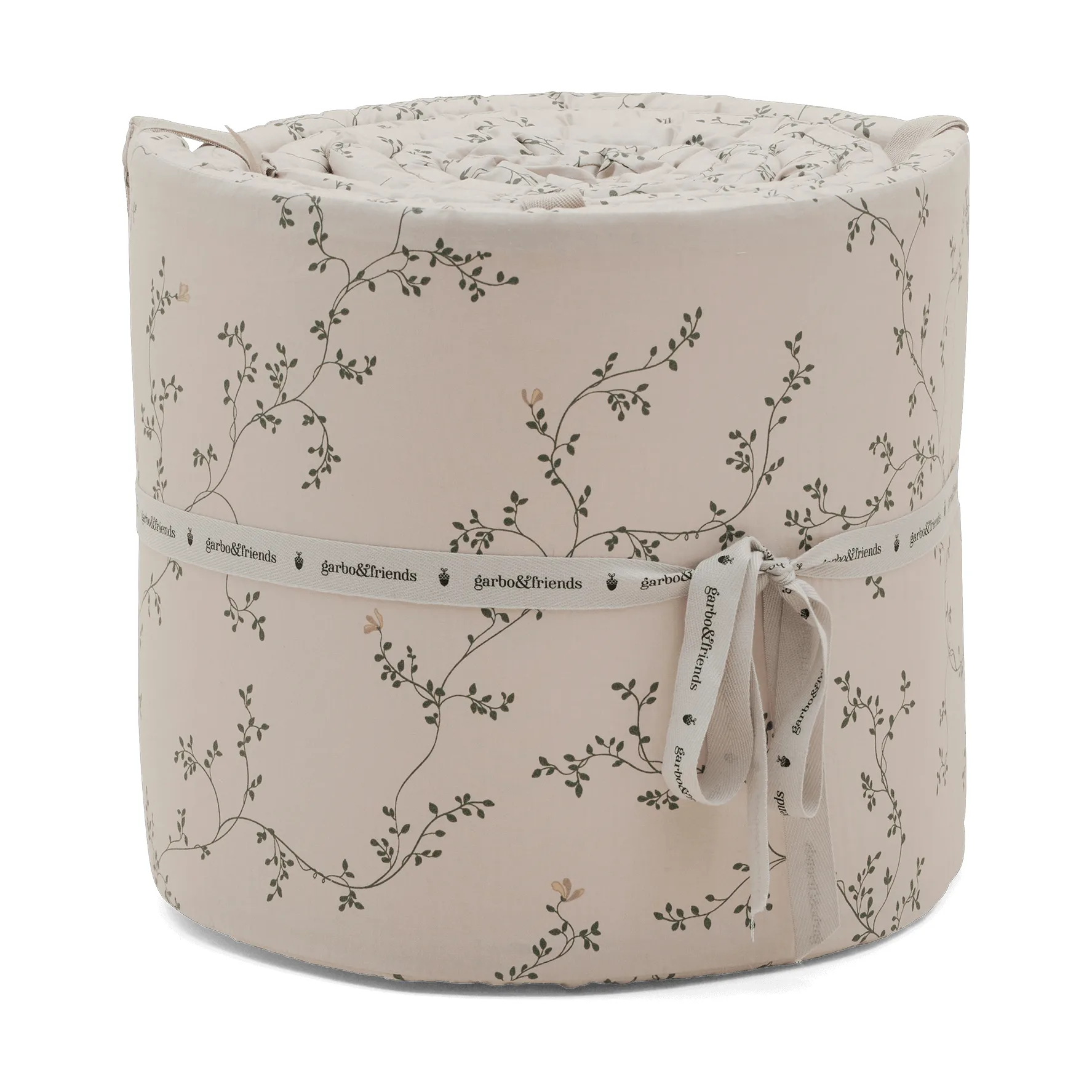 Botany 绿植 婴儿床防撞缎面床围, 360x30x1,5 cm Garbo&Friends