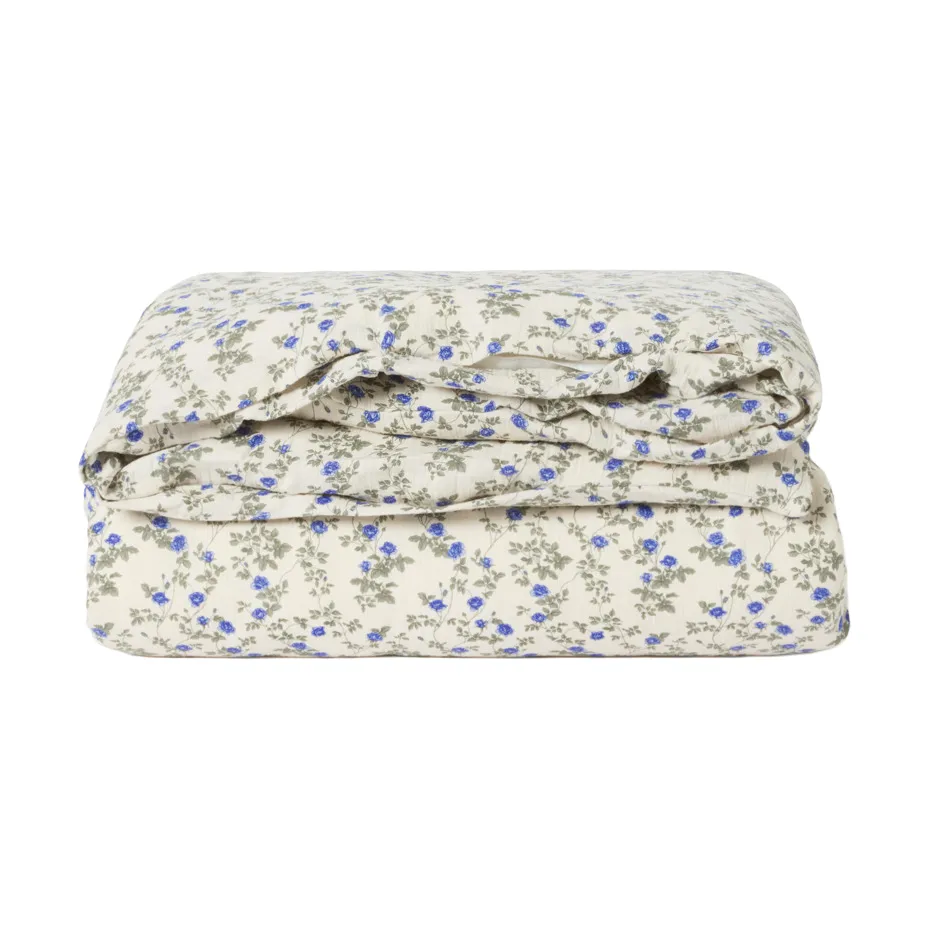 Dainty 蓝玫瑰 平纹细布 被套, 135x200cm Garbo&Friends