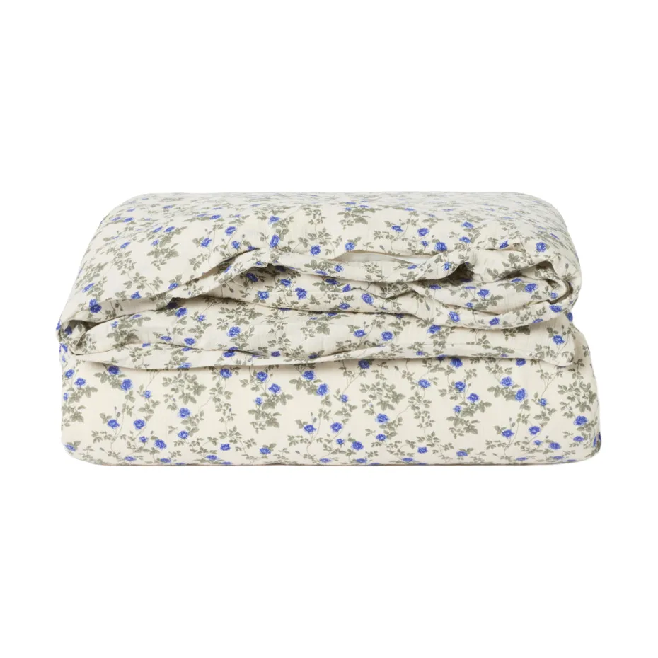 Dainty 蓝玫瑰 平纹细布 被套, 140x200cm Garbo&Friends