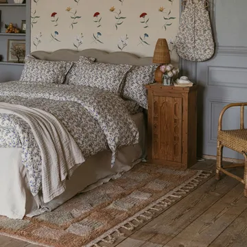 Dainty 蓝玫瑰 平纹细布 枕头套 - 80x80cm - Garbo&Friends