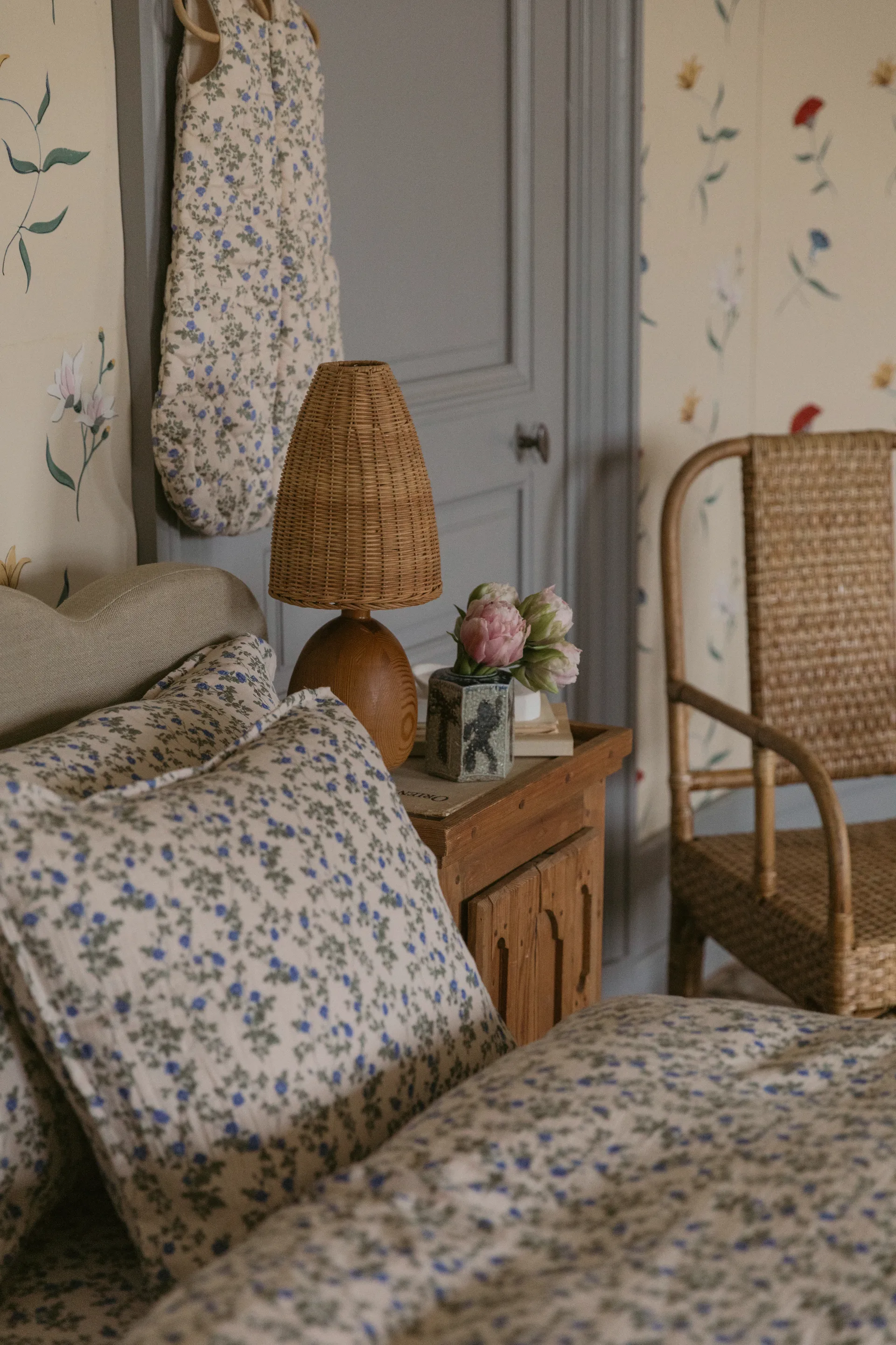 Dainty 蓝玫瑰 平纹细布 枕头套, 80x80cm Garbo&Friends