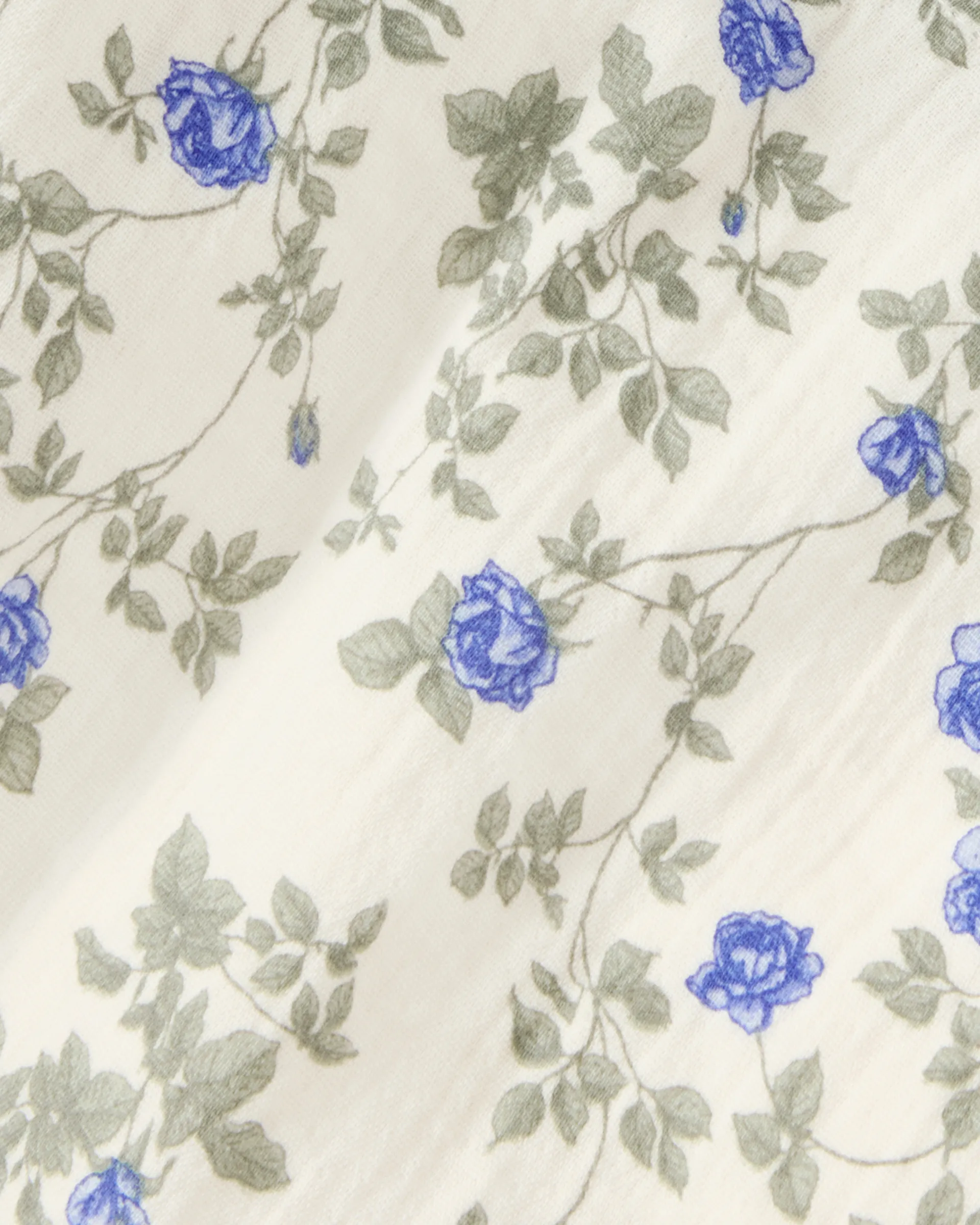 Dainty 蓝玫瑰 平纹细布 床笠, 90x200x30cm Garbo&Friends