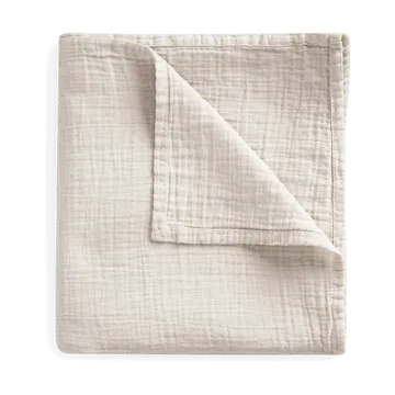 Eggshell 蛋壳色 平纹细布 襁褓毯/婴儿毯 - 110x110 cm - Garbo&Friends