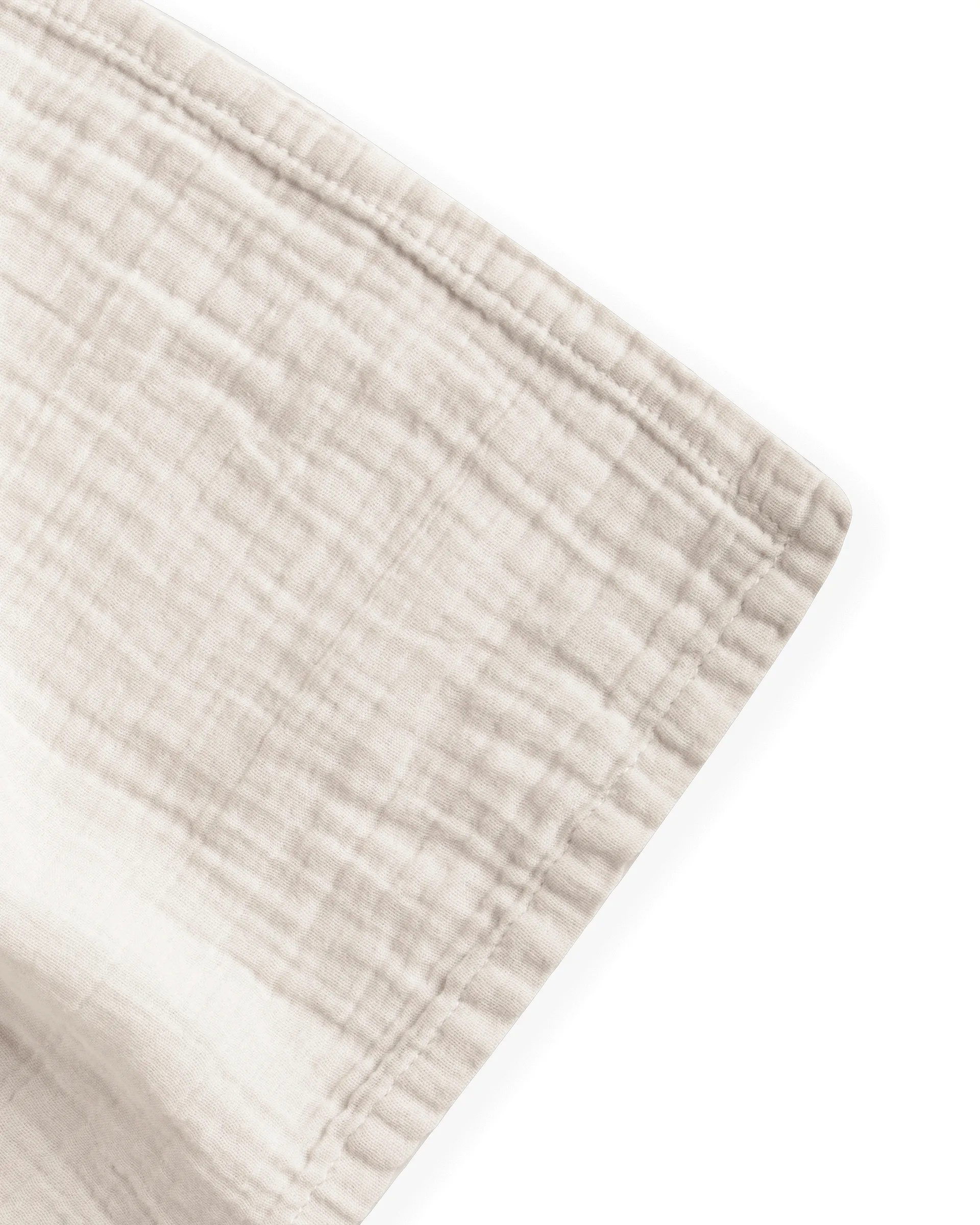 Eggshell 蛋壳色 平纹细布 襁褓毯/婴儿毯, 110x110 cm Garbo&Friends