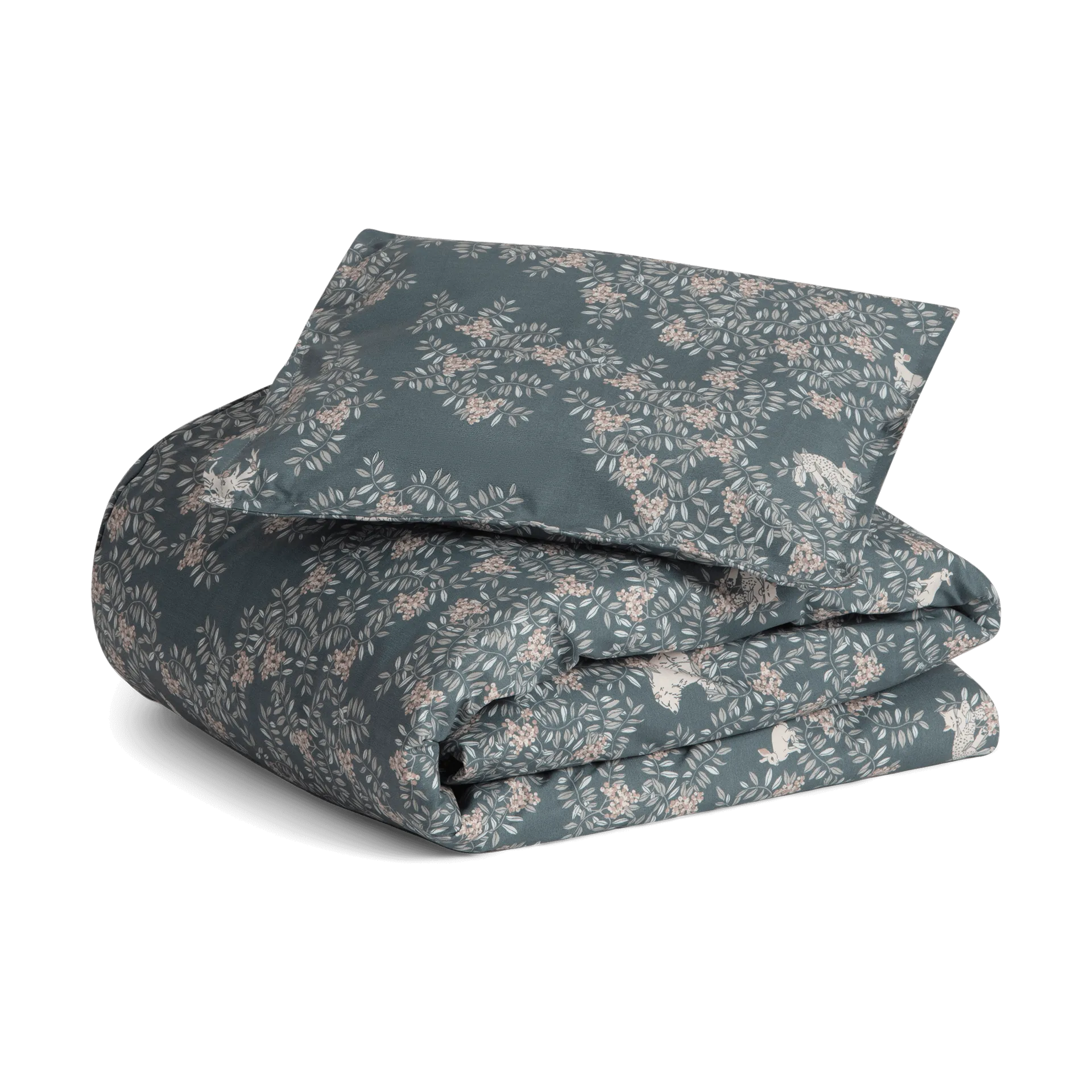 Fauna Forest 动物森林 婴儿 枕套和被套套装 小号, 70x100 cm/40x45 cm Garbo&Friends